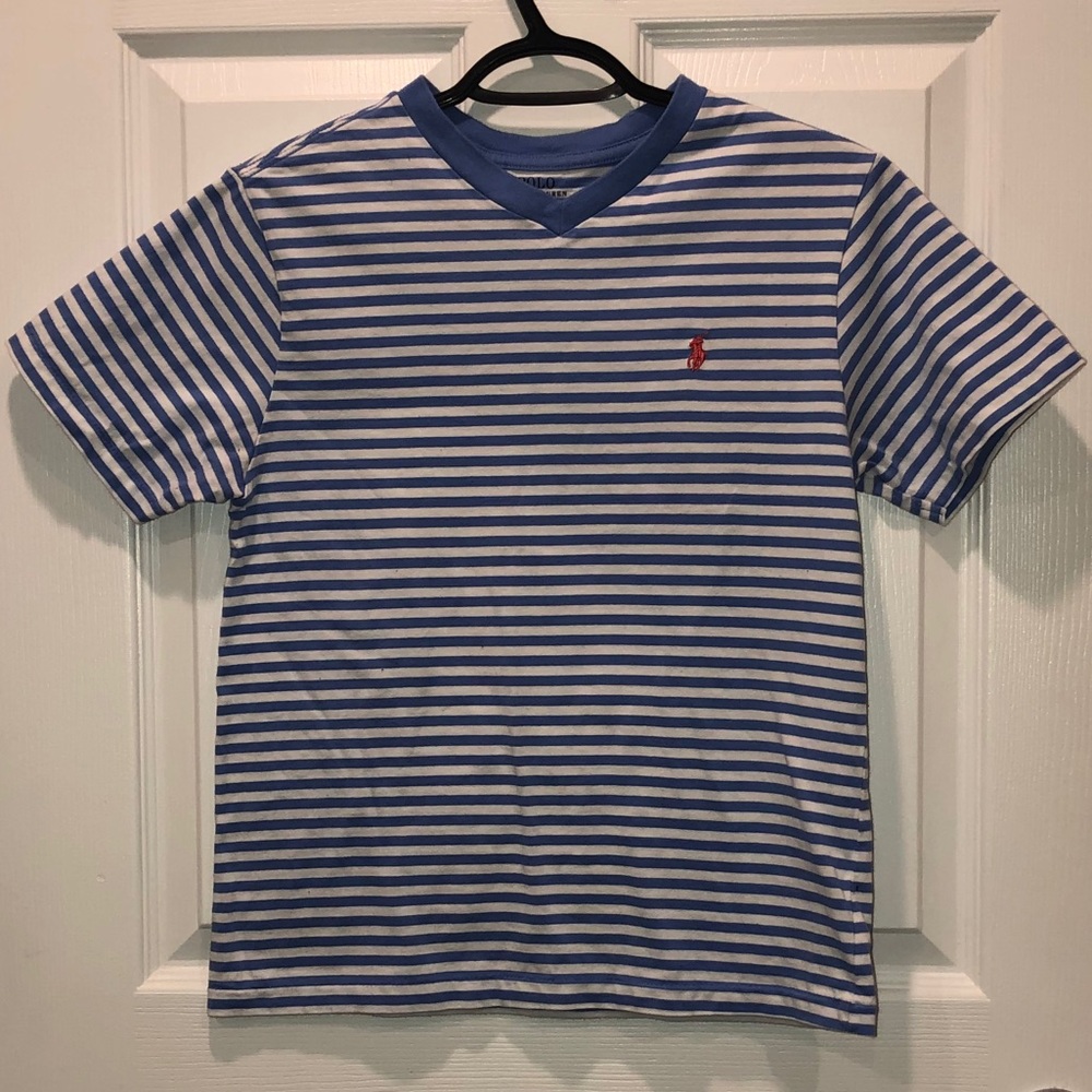 Big Boys Ralph Lauren V-Neck T-Shirt
